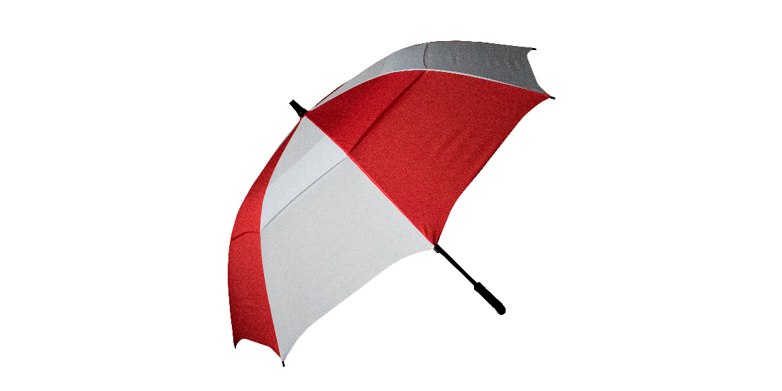 red and white umbrella